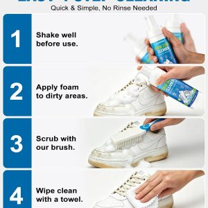 GLOWPOINT Foam Shoe Cleaner, 200 ml – product image